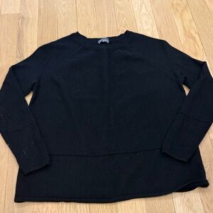 Black Long Sleeve cashmere Sweater